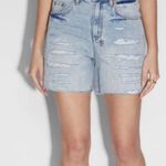 Ksubi  ladies racer short thrashed detail cutoff denim shorts size 28 100% cotton Photo 1