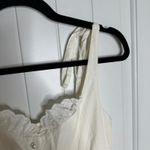 Anthropologie  LPA white milkmaid cottagecore eyelet mini dress small‎ romantic Photo 3