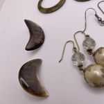 Lot Of 5 Costume Earrings Pierced Dangle Drop Hoop Etc Women’s Mix Some Handmade Photo 3