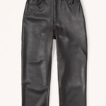 Abercrombie & Fitch Abercrombie Vegan Leather Ankle Pants Photo 3