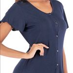 Women’s Soft Sleep Dress Medium Navy Blue Blue Photo 0