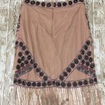 Nasty Gal Studio Joni Embellished Beaded Boho Skirt Size 4 Photo 6