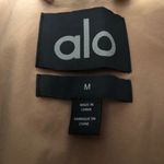 Alo Yoga Faux Leather Power Hour Jacket Toasted Almond M Photo 5