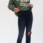 Free People  Stella Button Fly Skinny Jeans - 27 Photo 0