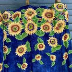 Vintage 90’s LA CERA blue sunflower maxi dress size/M Size M Photo 1