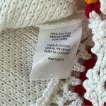 Joseph A . women indie crochet knit white multicolor sweater size S NWT $78 Photo 10