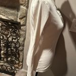 Ann Taylor Loft Cream Long Sleeve Shirt Photo 2