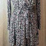 White Birch Multicolor Floral Long Sleeve Dress Photo 2