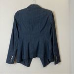 White House | Black Market  Chambray Denim Trophy Blazer Jacket Size 00 Photo 8
