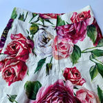 Dolce & Gabbana Skirt Rose and Peony Brocade Mini Size XS S 2 4 Approximate Photo 6