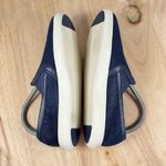 Cole Haan  Grand Crosscourt Perforated Leather Slip On Sneaker Blue Size 8 Photo 4