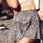 Cheetah Skirt Tan Photo 0