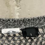 Harley Davidson Gray Angel Wing Printed Open Knit High-Low Sweater Large L Photo 2