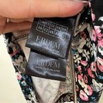 ERDEM Reese bright floral boat neck stretch ponte bodycon knee length dress 12 Black Photo 6