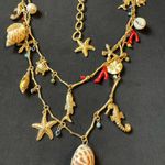 ZARA Seashell Charm Belt & Necklace Convertible 38” Statement Piece Photo 2