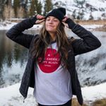 Be hippy Make America Hippy Again Graphic Tee Gray Size XS Photo 4