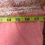Victoria's Secret Victoria’s Secret Babydoll Pajama Tank Top Bubblegum Pink With Off White Daisy Coquette Lace Medium Photo 8