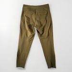 Betabrand  Mustard Dot Cigarette Skinny Yoga Dress‎ Pants Size Small Zip leg Hem Photo 4