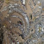 Black Label Silver Sequin Prom Dress Photo 7