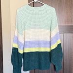 Universal Threads Universal Thread Women’s Striped Crewneck Long Sleeve Sweater Size Medium NWT Photo 1
