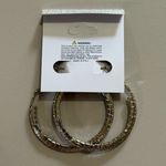 NWT Princess Accessories Silver Multicolor Hoop Earrings. Photo 1