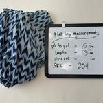 City Triangles  Navy Blue Ikat Print Maxi Dress Boho Summer Beach Vacation Medium Photo 10