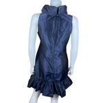 Samantha Treacy Navy Blue Taffeta Cocktail Dress Size 6 Photo 14