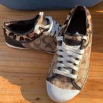 Coach Women's Zorra Sneakers Size 7B Brown Leopard Photo 0