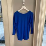 J.Crew  Cobalt 3/4 Sleeve Scoop Neck Tee Photo 1