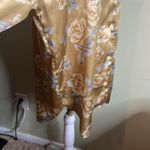 Victoria's Secret Victoria’s Secret Floral Satin Button-Up sleep dress Shirt Photo 4