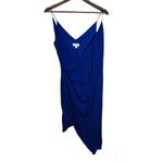 CUSHNIE for target blue animal print mini dress Size 4 Photo 3