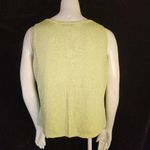 Eileen Fisher Green Knit Tank Top (L) Photo 3