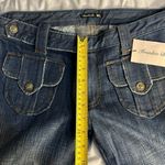 Frankie B Jeans Size 8 Inseam 34 inches Flared Blue Photo 4