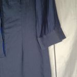 Elie Tahari  Navy Blue Shirt Dress Photo 8