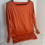 Nike  dri fit orange long sleeve t shirt Photo 0