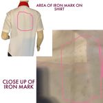 VINTAGE 1980'S SHI RED WHITE & BLUE BOWLER STYLE BUTTON DOWN TOP (8) Photo 5