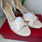 Kelly & Katie Beige Platform Heels Photo 3