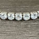 Adjustable CZ Tennis Bracelet Silver Photo 2