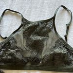 Victoria's Secret Body By Victoria Secret Green Lace Halter Bra Size Medium NWOT Photo 0