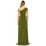 Khanums Slinky Off The Shoulder Maxi Dress in Green XSmall New Womens Gown Size XS Photo 1