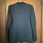 J.Crew  Navy Blue Knit Sweater Blazer Size L Photo 2