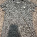 Under Armour Gray V-Neck Performance Tee Photo 0