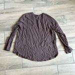 Splendid  brown long sleeve top Photo 2