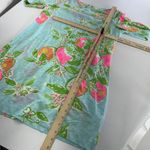 Lilly Pulitzer Dress Women Medium Pool Blue Citrus Pink Lemonade 3/4 Sleeve Mini Photo 9