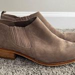 ALDO  Taupe Faux Suede Ankle Booties Size 8 Photo 0