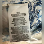 BCBGMAXAZRIA Y2K Adele Blue White Watercolor Paintbrush Wrap Dress Size Small S Photo 8