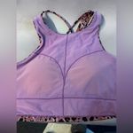 Joy Lab Sports Bra Multicolored Cheetah Print Size Small, Strappy Back like new Photo 2