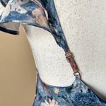 Hutch  | Anthropologie Blue Floral Midi Dress Sz 12 Photo 4