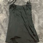 Nasty Gal Black satin dress/ black mini dress Photo 0