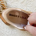 Bimba Y Lola Lifestyle Panelled Sneakers Sz 38 / US 7.5 Brown Photo 2
